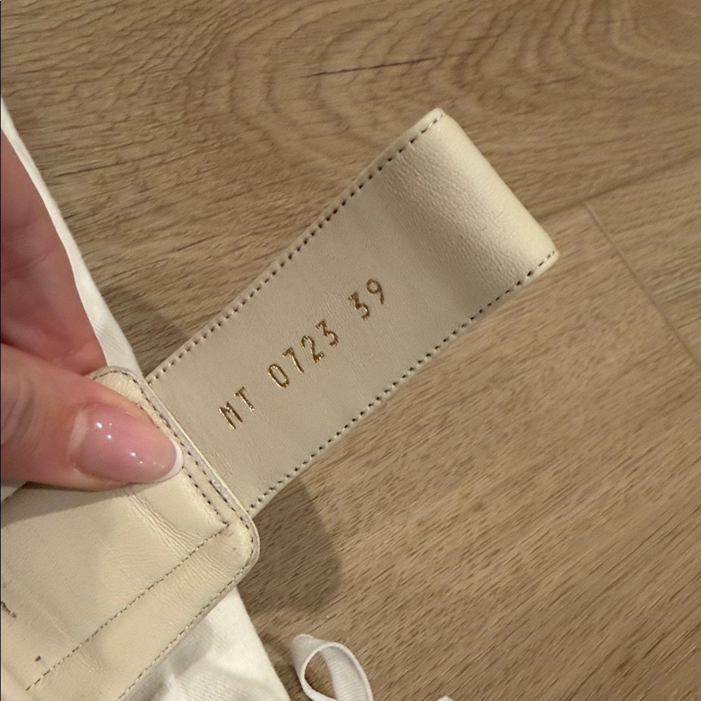 Dior Dioract Sandals in white/cream lambskin - Picture 4 of 5